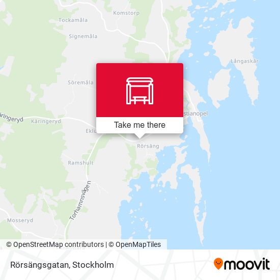 Rörsängsgatan map
