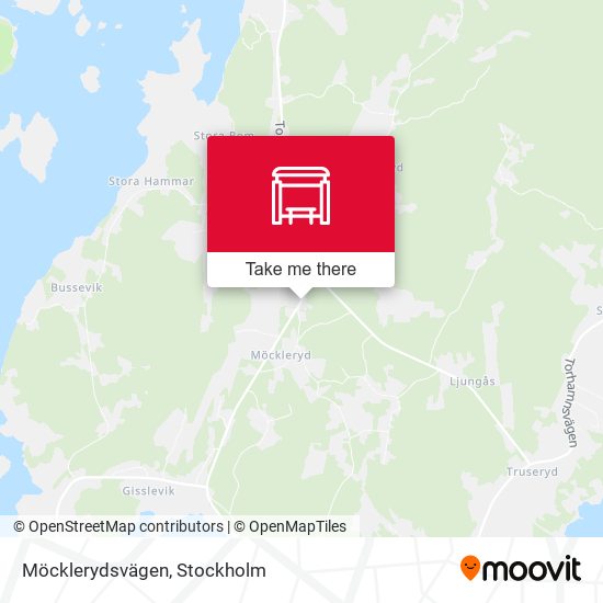 Möcklerydsvägen map