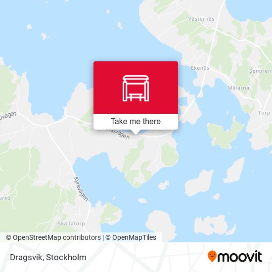 Dragsvik map