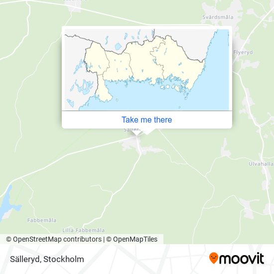 Sälleryd map