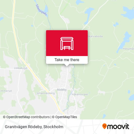 Granitvägen Rödeby map