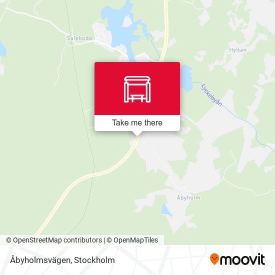 Åbyholmsvägen map