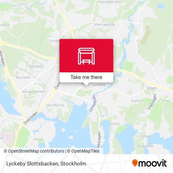 Lyckeby Slottsbacken map