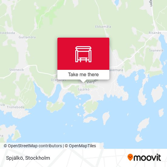 Spjälkö map