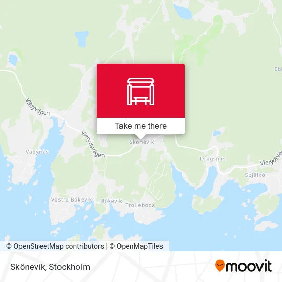 Skönevik map