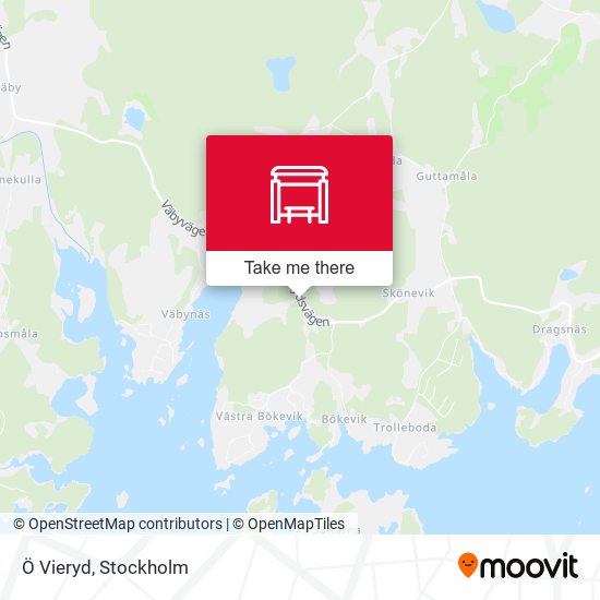 Ö Vieryd map