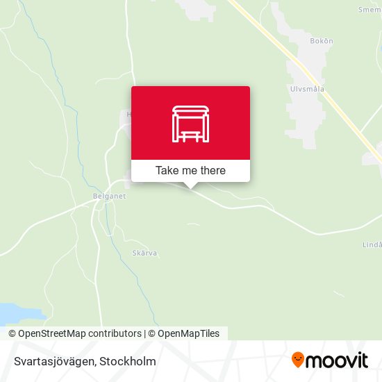 Svartasjövägen map