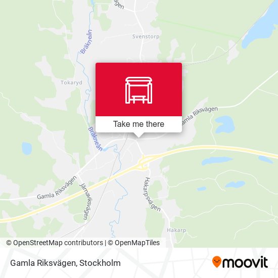 Gamla Riksvägen map