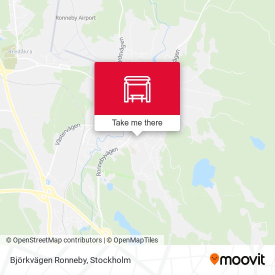 Björkvägen Ronneby map