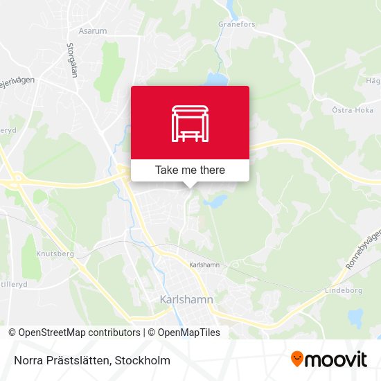 Norra Prästslätten map