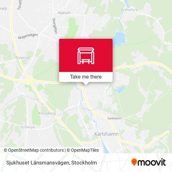 Sjukhuset Länsmansvägen map