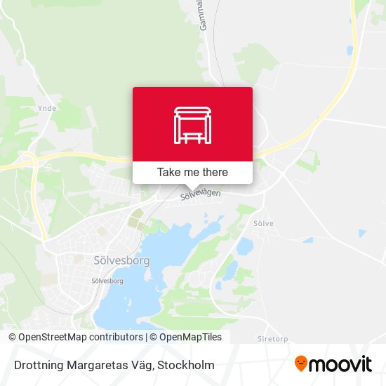 Drottning Margaretas Väg map