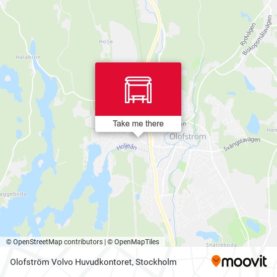 Olofström Volvo Huvudkontoret map