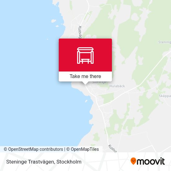 Steninge Trastvägen map