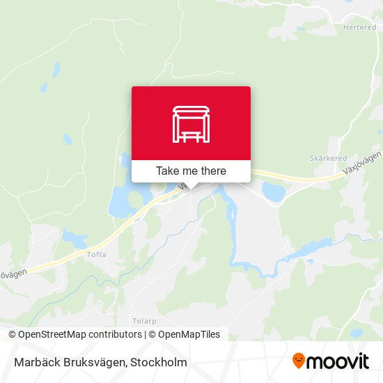 Marbäck Bruksvägen map