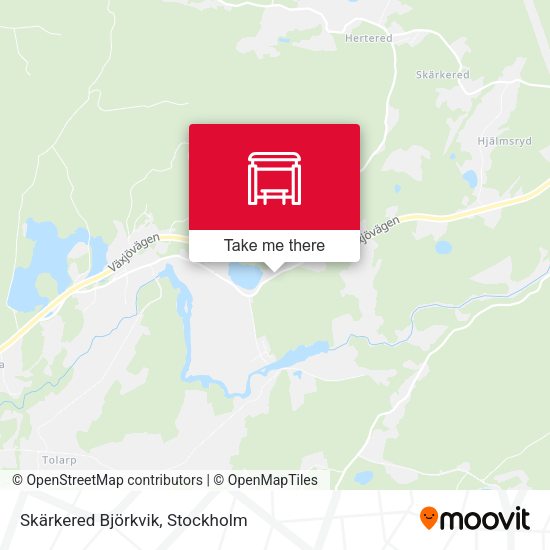 Skärkered Björkvik map