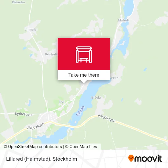 Lillared (Halmstad) map