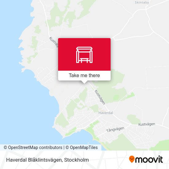 Haverdal Blåklintsvägen map