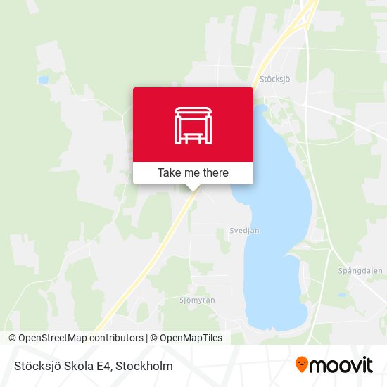 Stöcksjö Skola E4 map