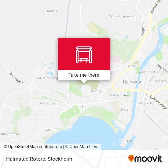 Halmstad Rotorp map