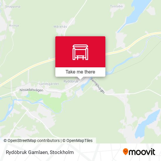 Rydöbruk Gamlaen map