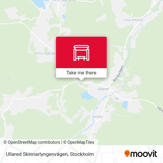 Ullared Skinnarlyngenvägen map