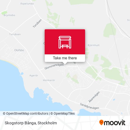 Skogstorp Bånga map