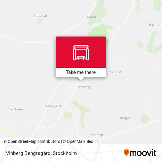 Vinberg Bengtsgård map