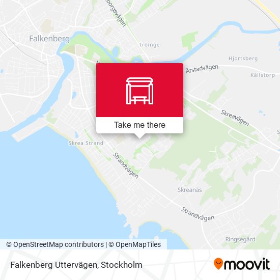 Falkenberg Uttervägen map