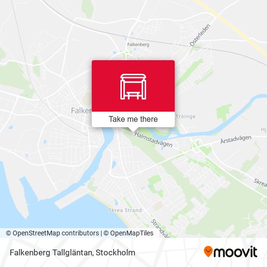 Falkenberg Tallgläntan map