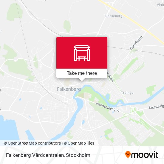 Falkenberg Vårdcentralen map
