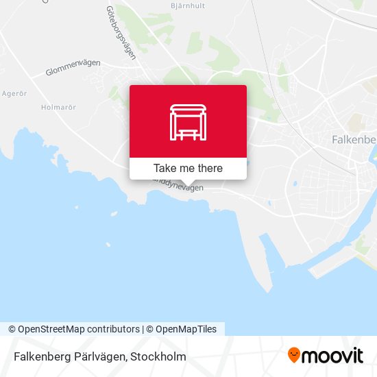 Falkenberg Pärlvägen map