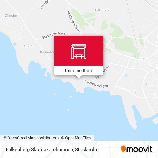 Falkenberg Skomakarehamnen map
