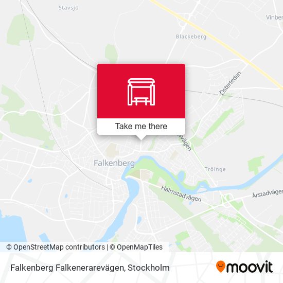 Falkenberg Falkenerarevägen map