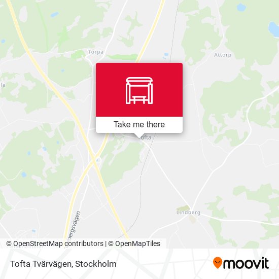 Tofta Tvärvägen map