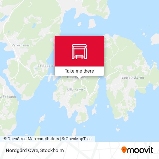 Nordgård Övre map
