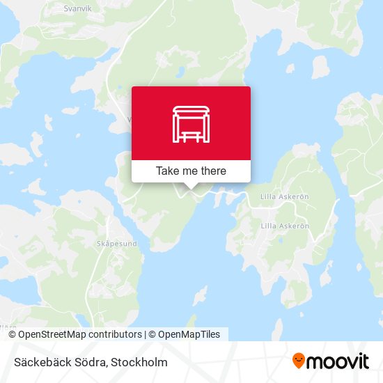 Säckebäck Södra map
