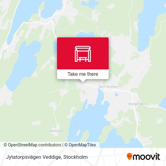 Jytatorpsvägen Veddige map