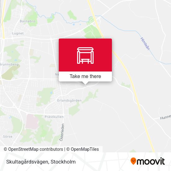 Skultagårdsvägen map