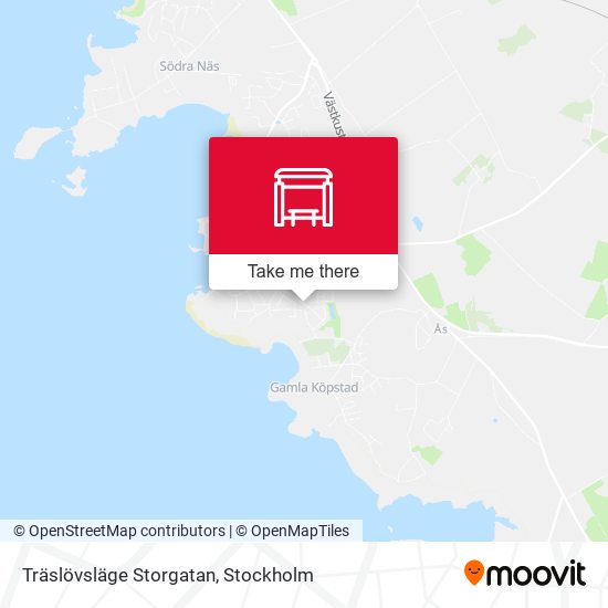 Träslövsläge Storgatan map