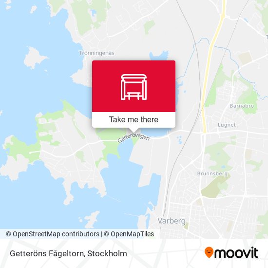 Getteröns Fågeltorn map
