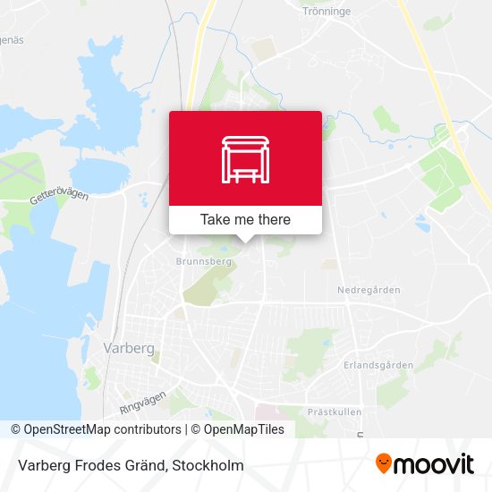 Varberg Frodes Gränd map