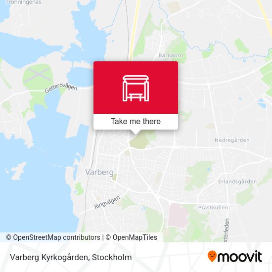 Varberg Kyrkogården map