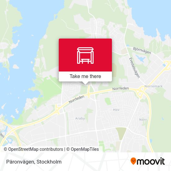 Päronvägen map