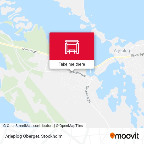 Arjeplog Öberget map