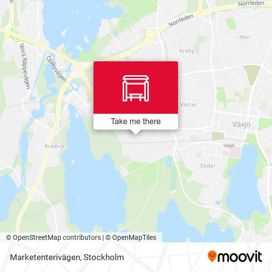 Marketenterivägen map