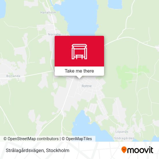 Strålagårdsvägen map