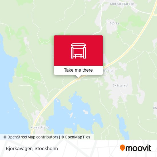 Björkavägen map
