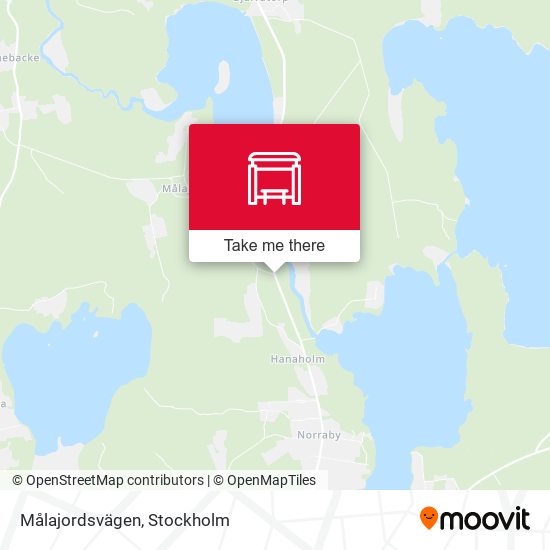 Målajordsvägen map