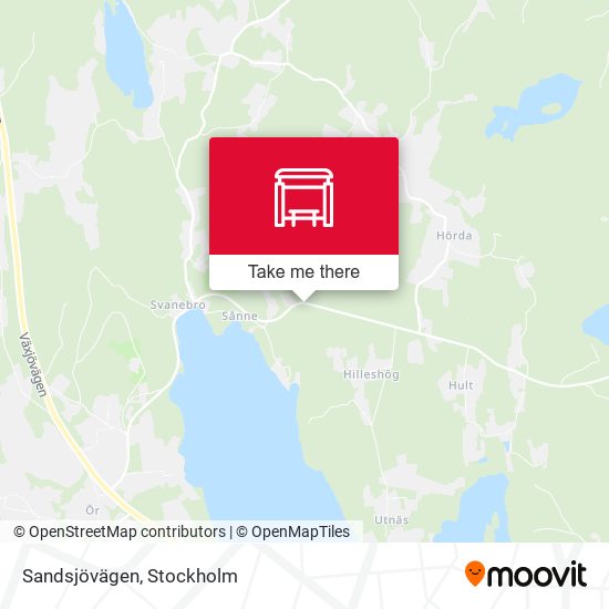 Sandsjövägen map